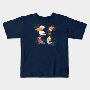 Wild Bird Illustration Kids T-Shirt